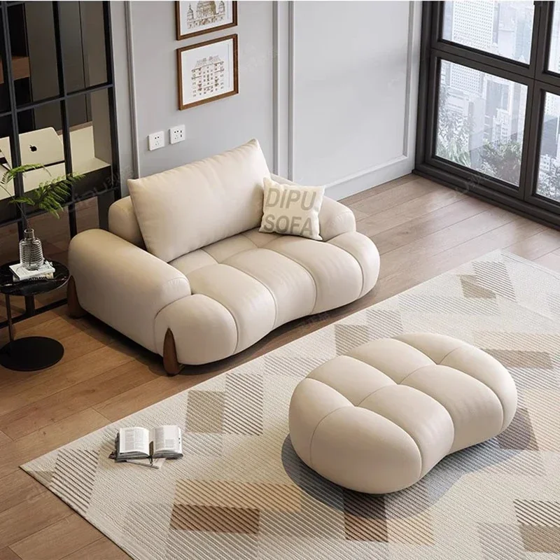 

Small Women Sofa Europe Cute Cloud Chaise Lounge Sofa Nordic Individual White Sillon Relax Reclinable Para Salon Home Furniture