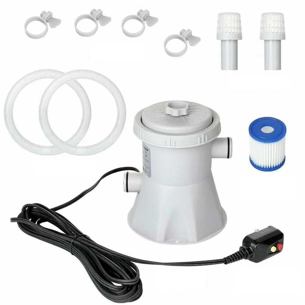 

300 Gallon Swimming Pool Pump Filter Kit/set Cleaning Above Ground Pools HS-630 Pool Cleaner 220v Replacement Parts