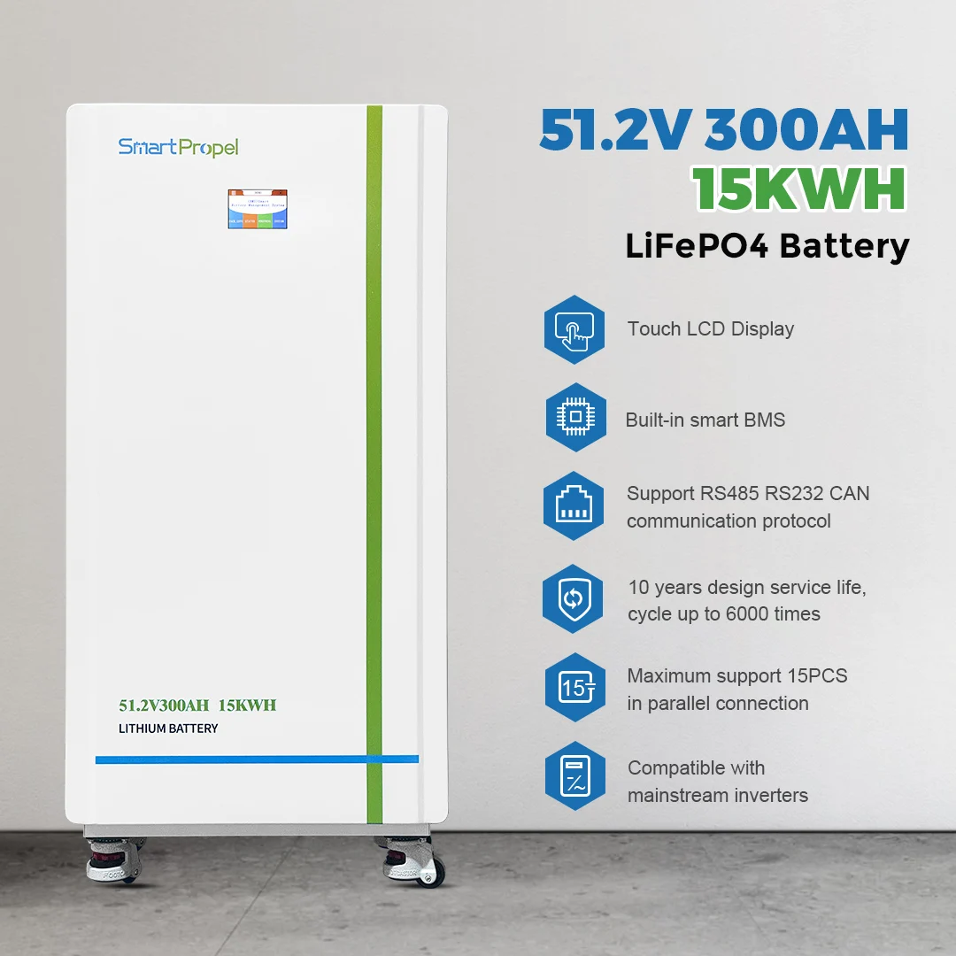 LiFePO4 48v 300ah 15kwh Solar Battery Lithium Battery 51.2v 15kw 10kw Lithium Battery 48v 5kw 10kw 20kw Home Energy Storage