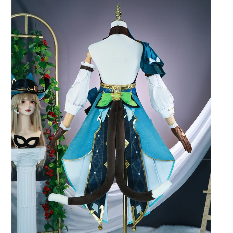 ROLECOS Game Genshin Impact Kirara Cosplay Costume Kirara Cosplay Costume Women Dress Uniform Cos Halloween Outfit Fullset