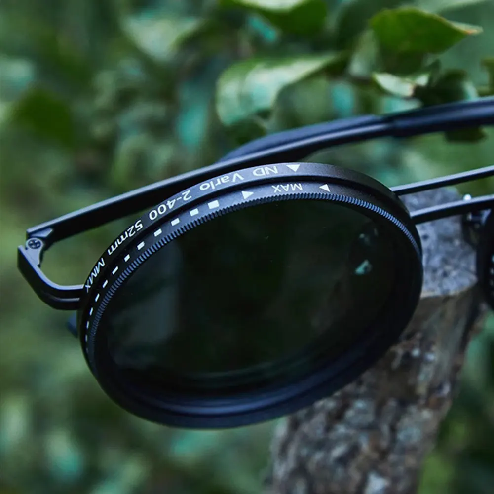 Óculos de sol ajustáveis 1-9, lentes com filtro nd, óculos polarizados arredondados para pesca, óculos retrô para homens, condução de pesca