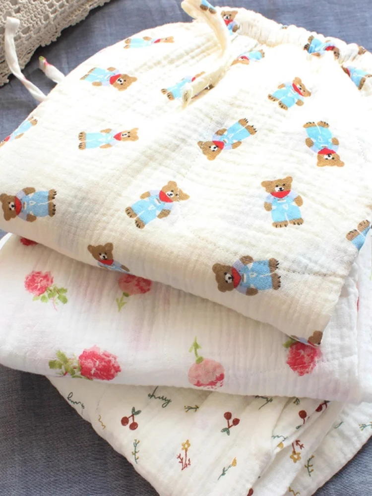 

Tulip Summer Mosquito-Resistant Loose Thin Cartoon Cute Women's Spwear Pants Casual Home Leisure High Waist Long Pants