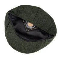 VOBOOM Wool Tweed Herringbone Irish Cap Men Women Beret Cabbie Driver Hat Newsboy Caps Golf Ivy Flat Hats Green Navy Black - Image 6