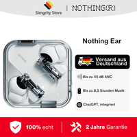 Nothing Ear Wireless Bluetooth earphone 45dB Active Noise Cancellation ANC 11mm Driver 24-bit Hi-Res Audio with LDAC & LHDC