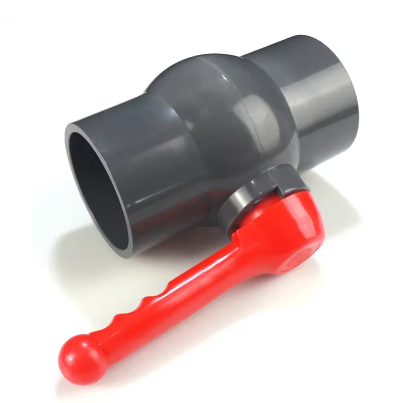 2" 2-1/2" 3" Thickened PVC Ball Valve Internal Thread Water Supply Integrated Valve Plastic Switch Connection Pipe Joint Valve