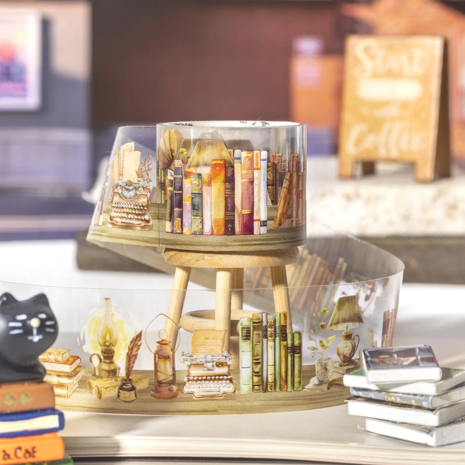 

1pcs/1lot Decorative Adhesive tapes Meeting with life Scrapbooking DIY Paper Scrapbooking Stickers