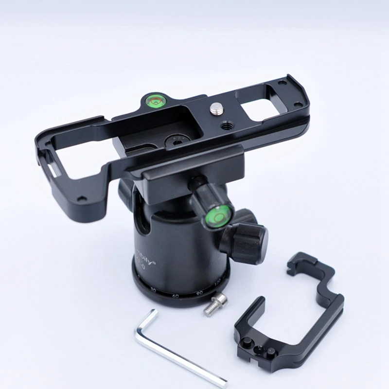 Quick Release L Plate Holder Hand Grip For Olympus E-M1 Camera Hand Grip Base Vertical L Bracket