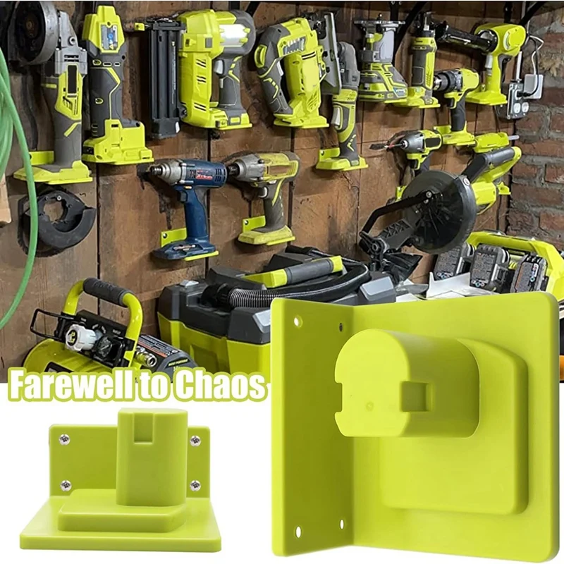 12Pcs Tool Mount Holder For Ryobi 18V One+ P102 P103 P104 P105 P107 P108 P109 Tool Battery Dock Holder Power Tool Hanger Durable