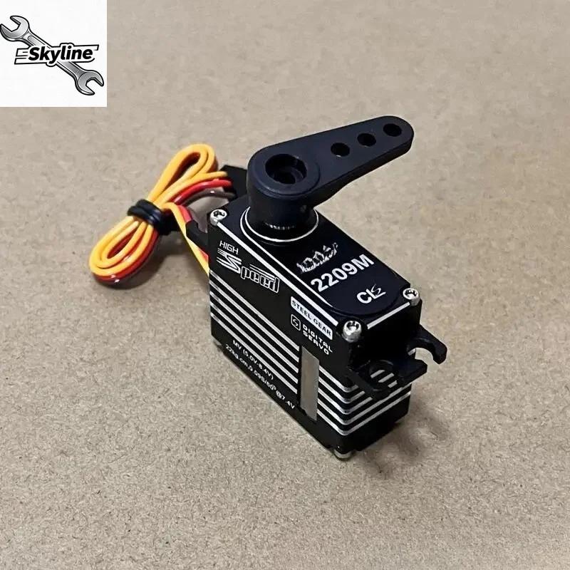 CLS2209M Mini Digital Servo, 43g 22kg.cm Steel Gear Servo Spare Parts for 500 Class RC Helicopter & 70E F3A EDF Jet RC Airplane