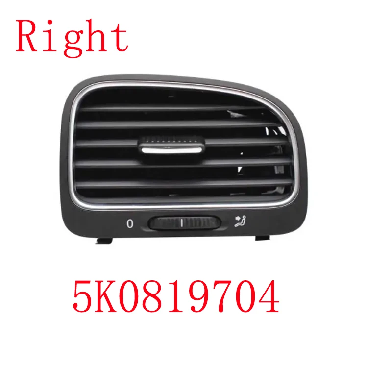 OEM สีดําแผงด้านหน้าคอนโซลช่องระบายอากาศ Dash Louver Air Conditioner Vent Outlet สําหรับ VW Golf 6 MK6 5K 0819728   5K 0819703   5K 0819704