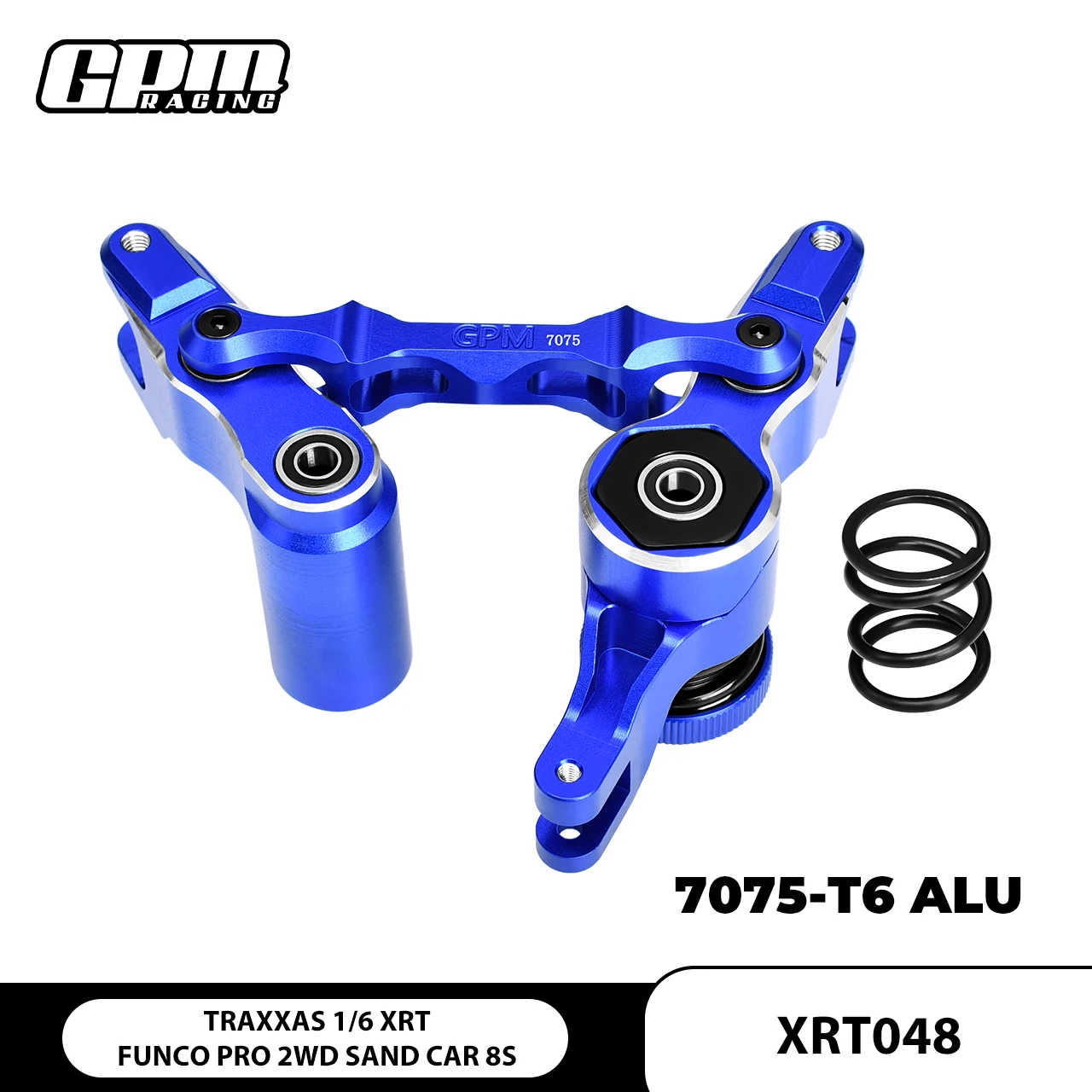 

GPM CNC Alloy 7075 Front Steering Assembly 1/6 XRT 8S PRO 2WD SAND CAR TRAXXAS