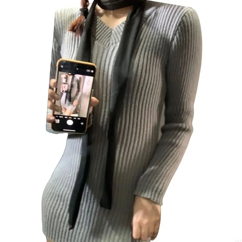 

Knit Choker Scarf for Women Handbag Scarfs Neck Scarves Girls Gifts Belt Necktie Neck Scarf Handbag Decoration