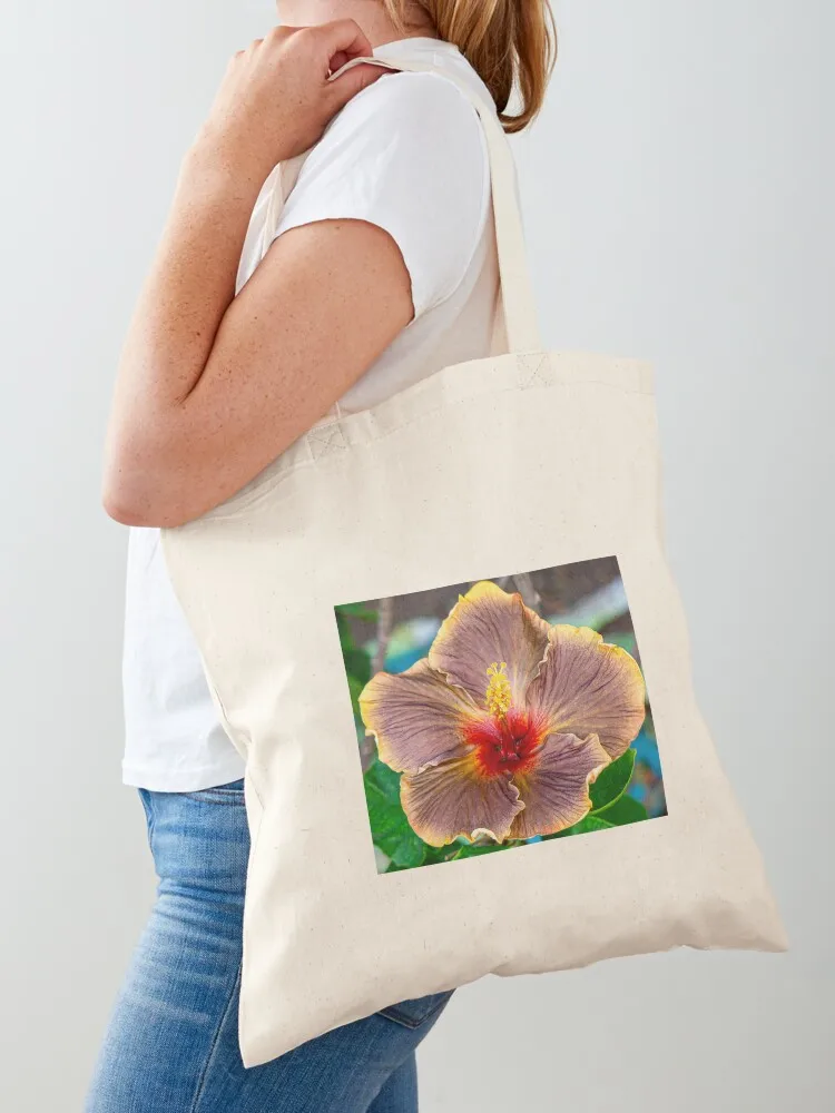 

Copper Hibiscus Tote Bag Customizable tote bag Women's bag Women's handbag tote university