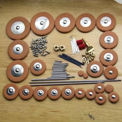

1ste Alto Saxophone Repair Parts Set with 25pcs Screws And Complete Sax Pads - Instrument Maintenance Kit