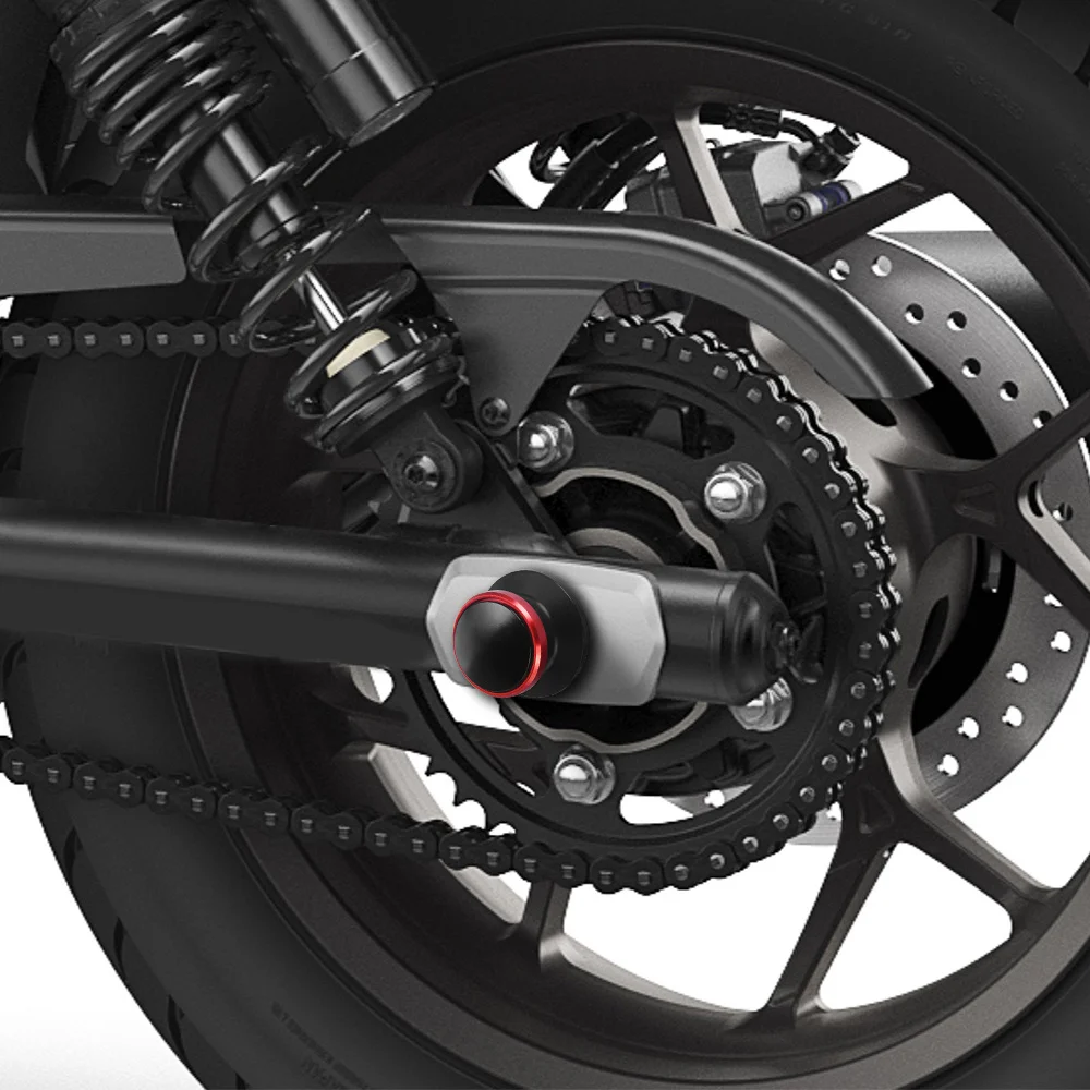 8 مللي متر Swingarm بكرات الوقوف الخلفي لسوزوكي GS500F 2004 2005 2006 2007 2008 2009 مسامير Swingarm المتزلجون الدراجات النارية يمكن الوصول إليها