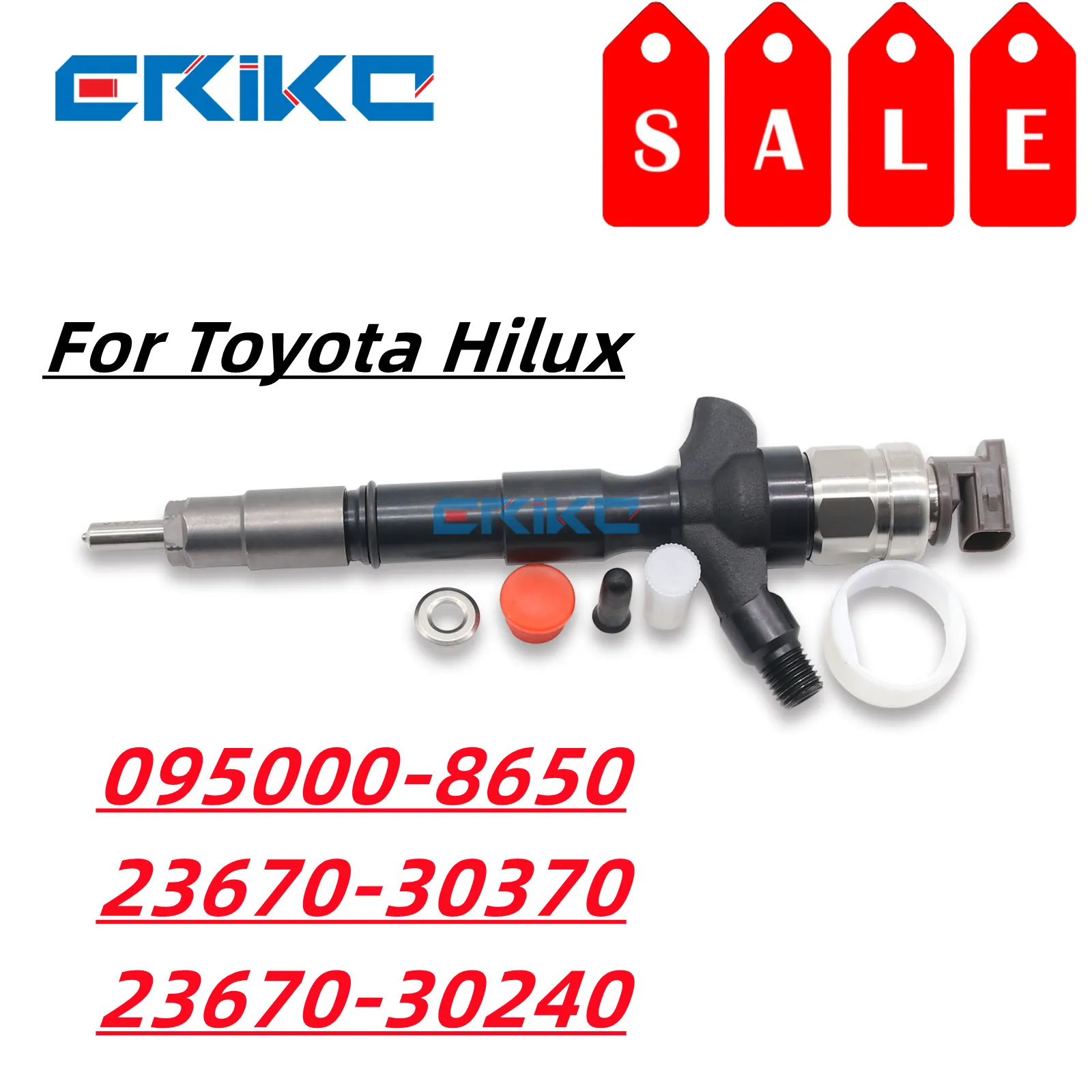 

23670-30370 23670-30240 ERIKC 095000-8650 Fuel Injector 095000-865# Common Rail Injection Nozzle Spray for Toyota G2