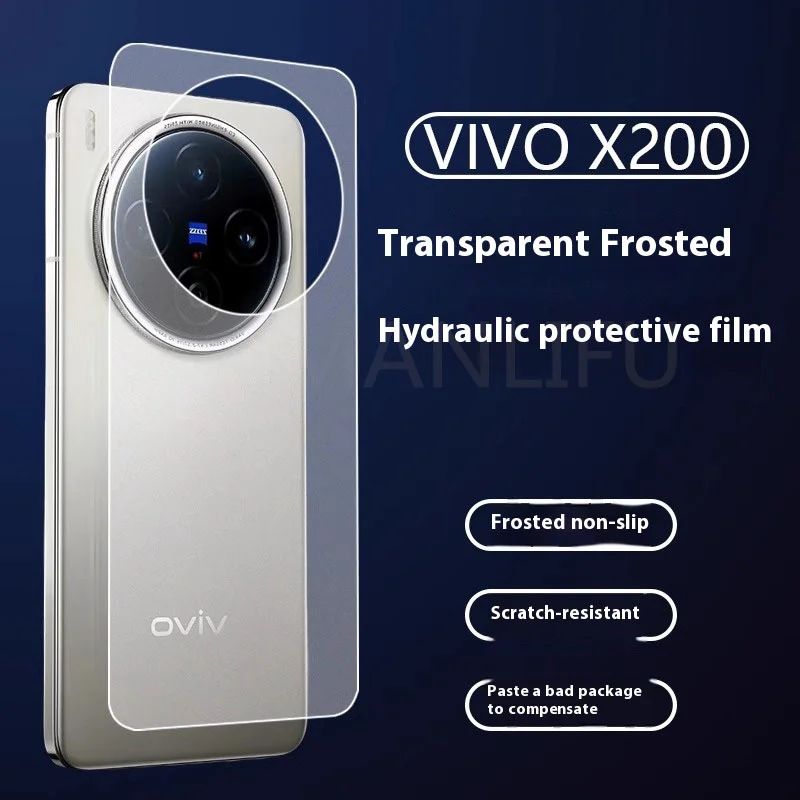 3PCS Back Matte Hydrogel Film For vivo X200 Pro mini Full Cover Clear TPU Screen Protector vivo X200 Pro No Glass