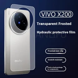 3PCS Back Matte Hydrogel Film For vivo X200 Pro mini Full Cover Clear TPU Screen Protector vivo X200 Pro No Glass