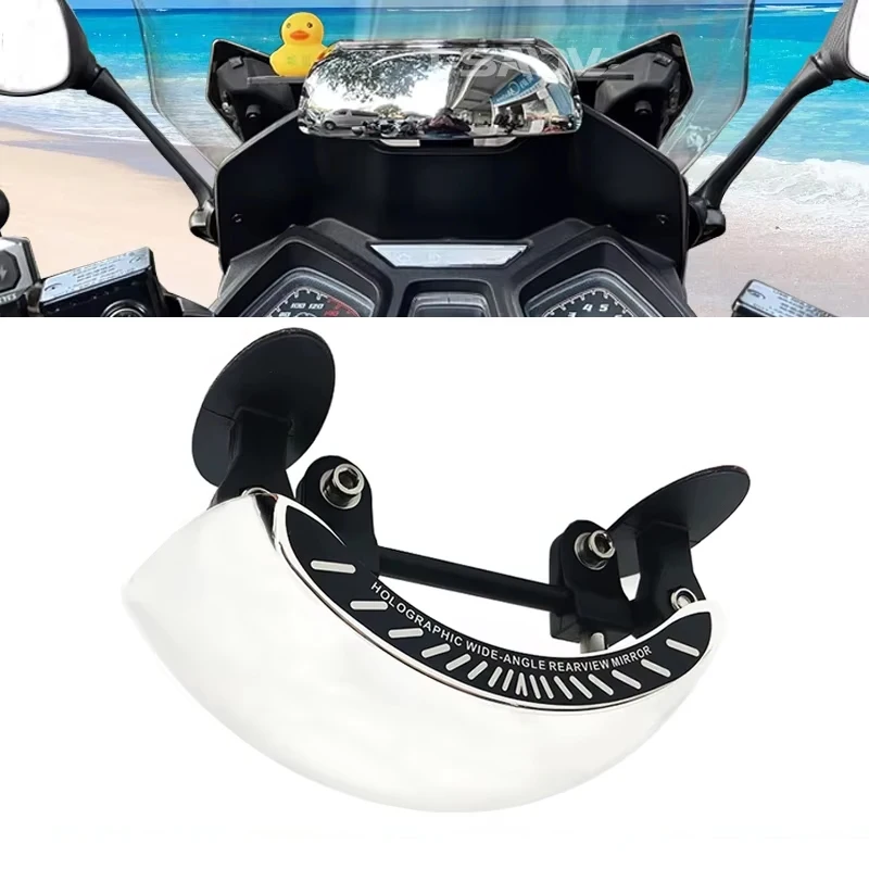 For CFMOTO 450MT Wide Angle Rearview Mirror 800MT 800MT-X 450 800 MT Motorcycle Windscreen 180 Degree Blind Spot Mirror