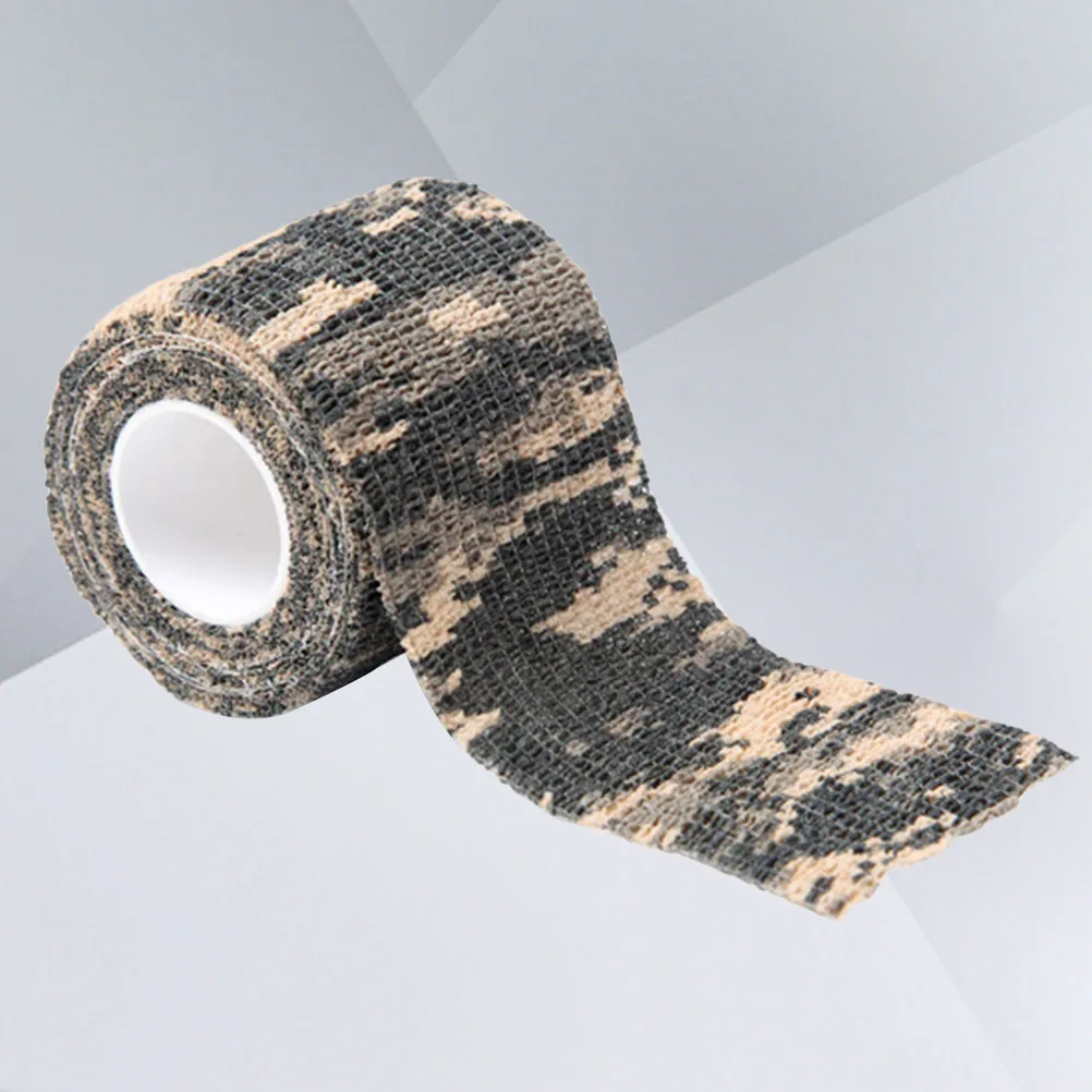 

3pcs Elastic Bandage Self-Adhesive Waterproof Emergency Gauze Wrap For Sports Fitness Treatment Camouflage Reusable No Residue