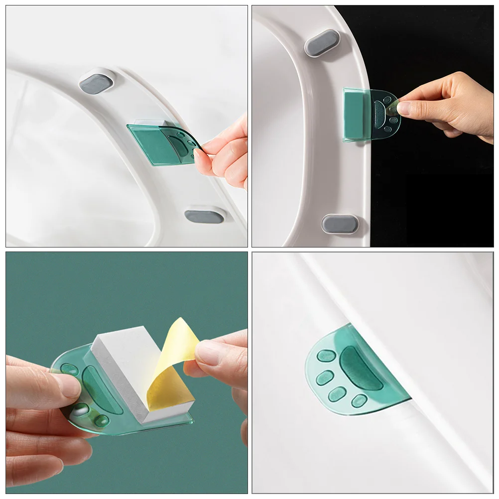 

2 шт. ручки для подъема крышки унитаза, сверхпрочные пластиковые подъемники для сиденья унитаза, плавная работа, яркий цвет, инструмент для подъема крышки