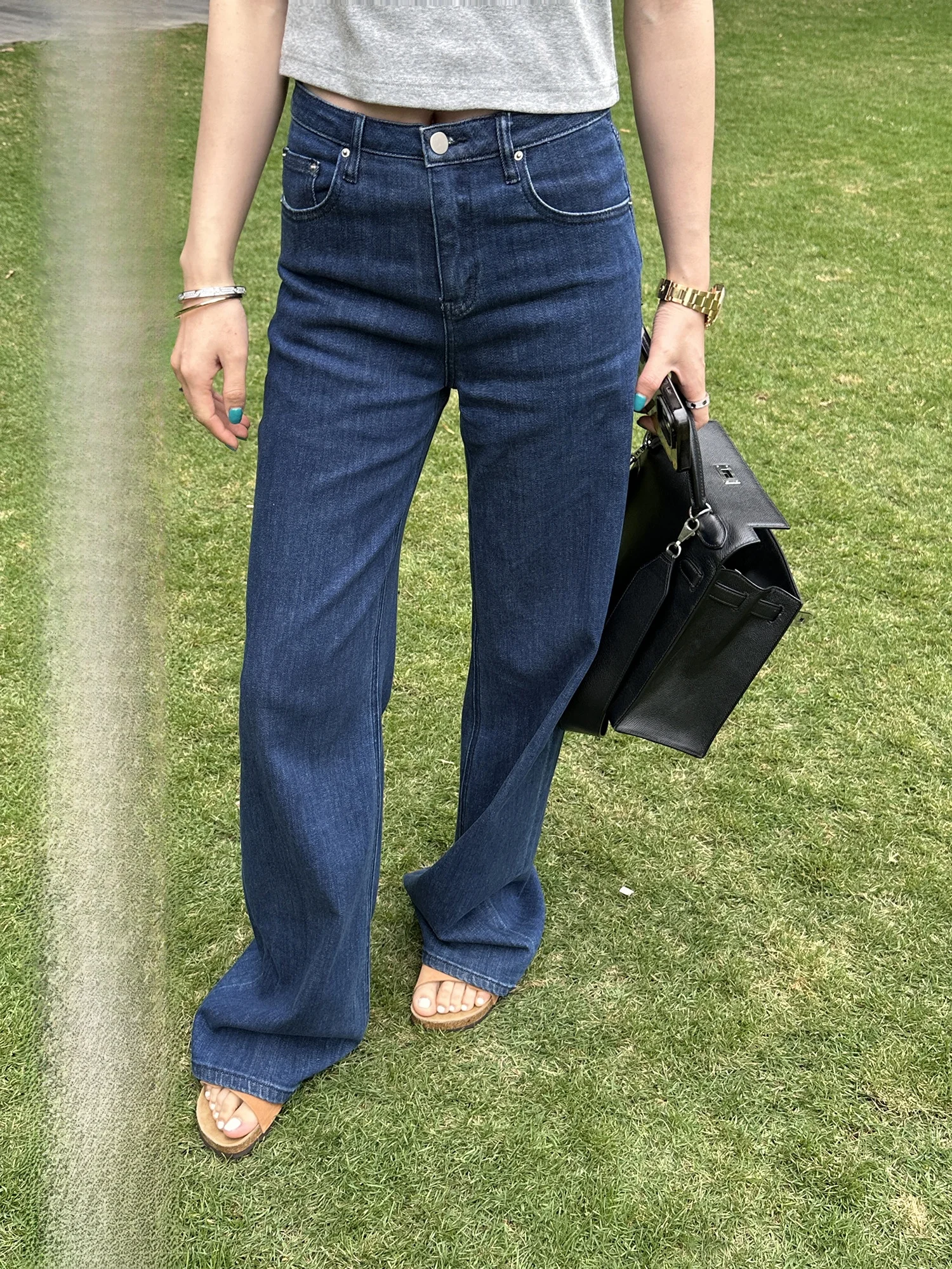 

Джинсы в стиле ретро, женские свободные синие джинсы длиной до пола, прямые брюки, длинные брюки с высокой талией, износостойкие