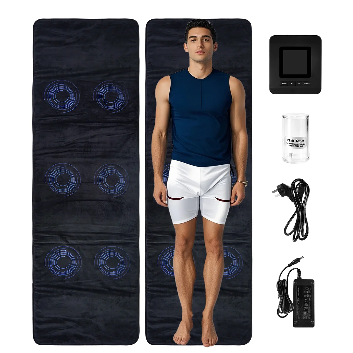 PEMF Magnetic Bio-frequency Physiotherapy Equipment Adjustable High Power PEMF Mat For Home Use