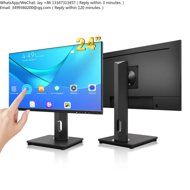 

24-Inch Smart Touch Monitor with TN Panel Capacitance New Wall-Mounted and Desktop Touch LCD Screen