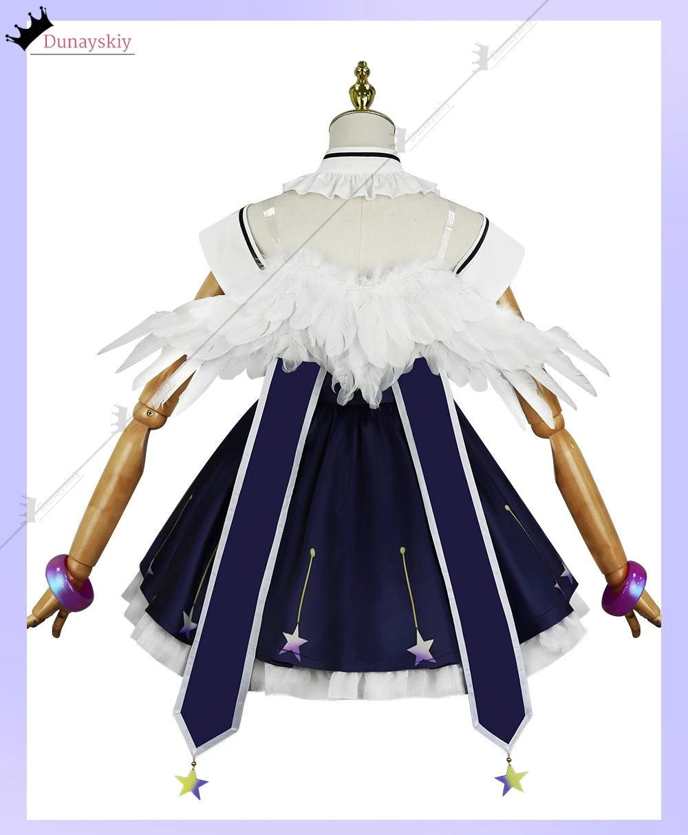YiNuo*/Cosplay Fuji Miyako Long Dress Costume Jirai Kei Thunder Mine Ribbon Bow Strap Skirt Lolita DIY Halloween Disguise DECORA view 4