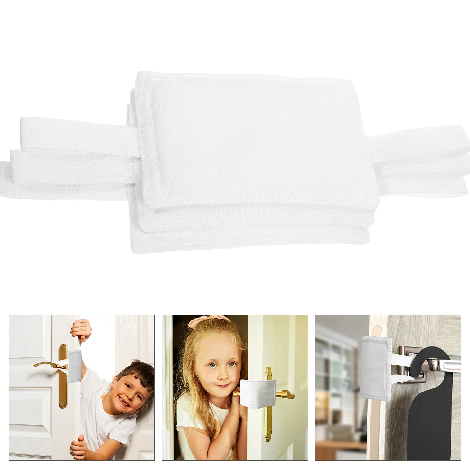 

3Pcs Door Closer Cushion Kids Finger Protector Silent No Damage Door Stopper for Family Safety Children Finger Protector