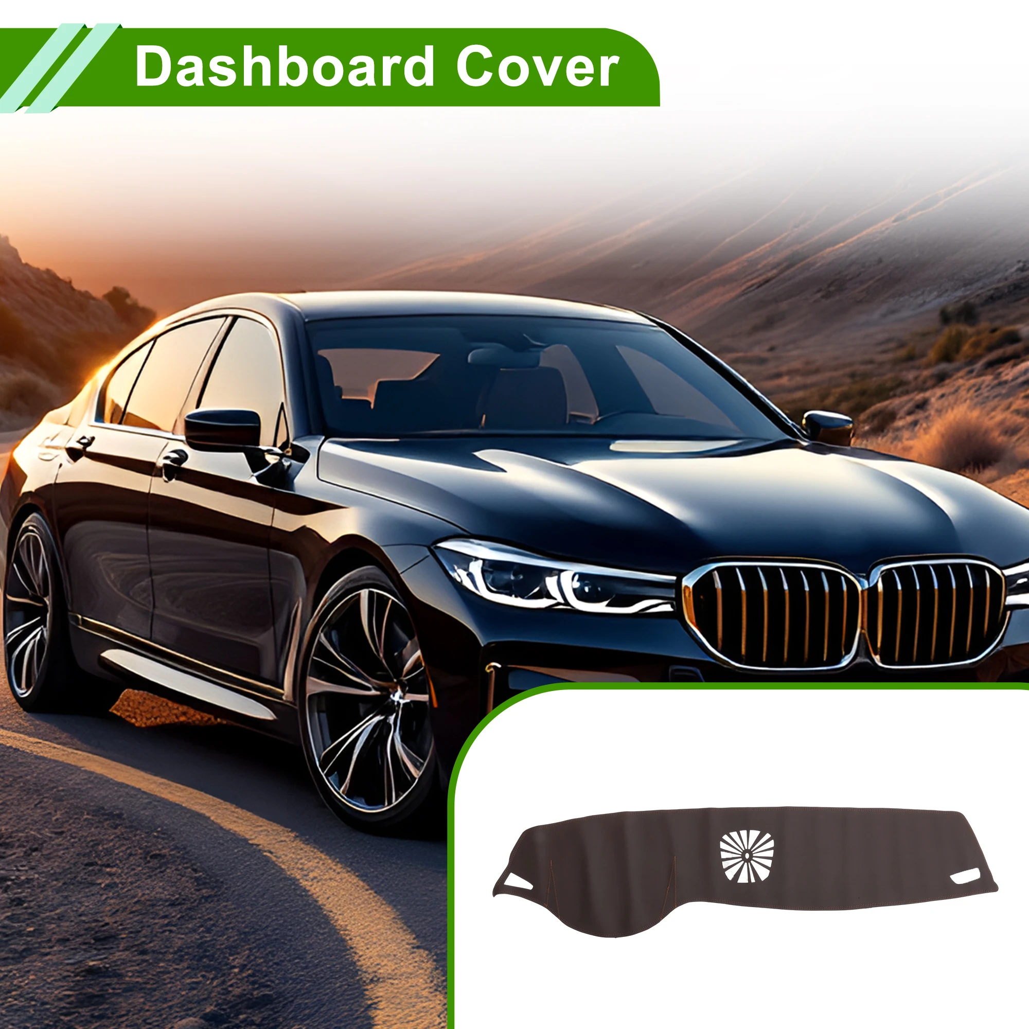 uxcell-dash-cover-for-bmw-7-series-09-14-without-hud-dashboard-cover-leather-brown-1-pc
