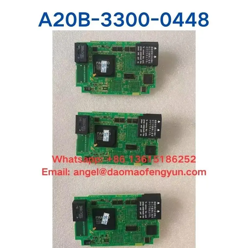 A20B-3300-0448 used multi-axis servo shaft card, testing functions are intact