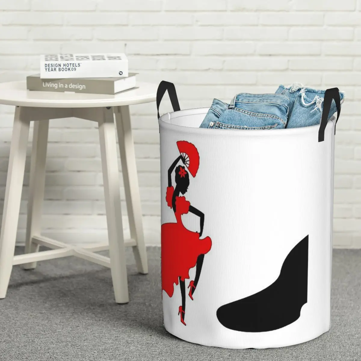 

Корзина для белья Flamenco Dancer Ole, складная, для дома, органайзер, детская корзина для стирки, органайзер для дома