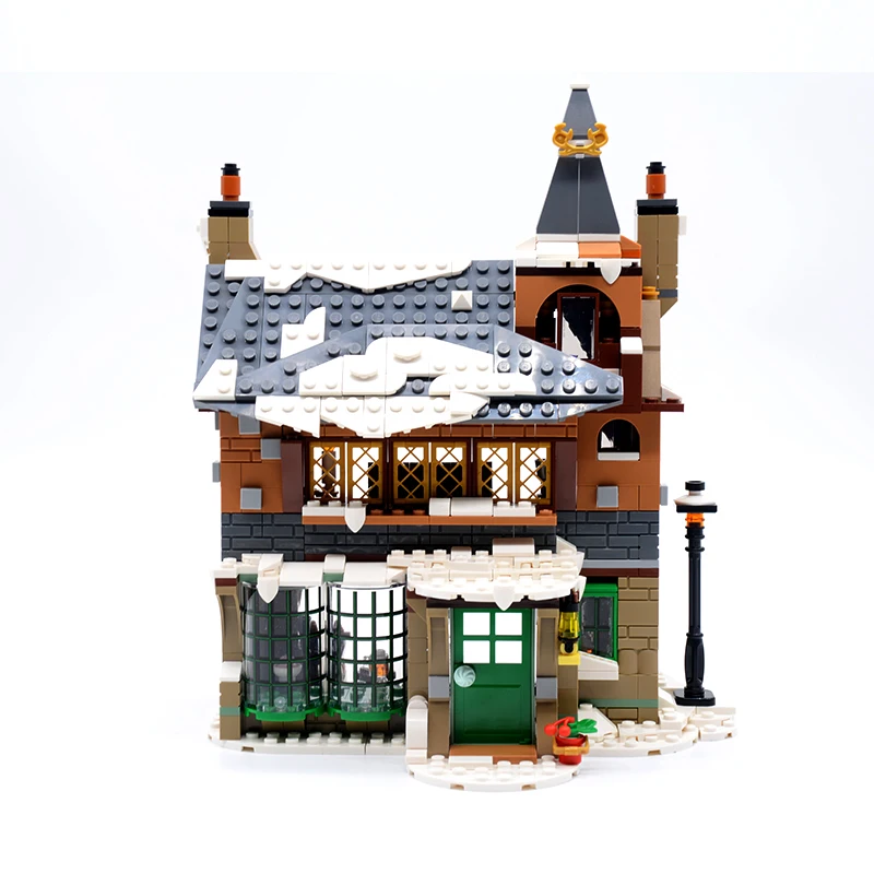 851pcs New MOC Modular Buidling Compatible 73688 Winter Village Blocks Bricks Educational Puzzle Toys Birthday Gifts