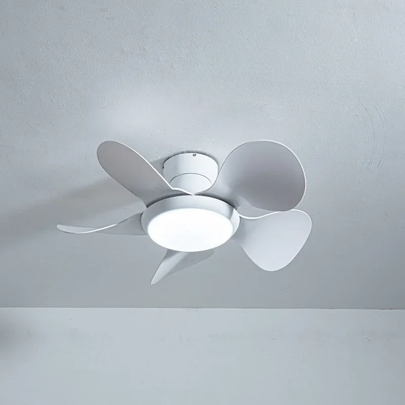 Modern Low Floor Ceiling Fan Light With Remote Control DC Motor 24 29 Inch Cooling Fans Lamp Simple Home Fans For Kids Bedroom