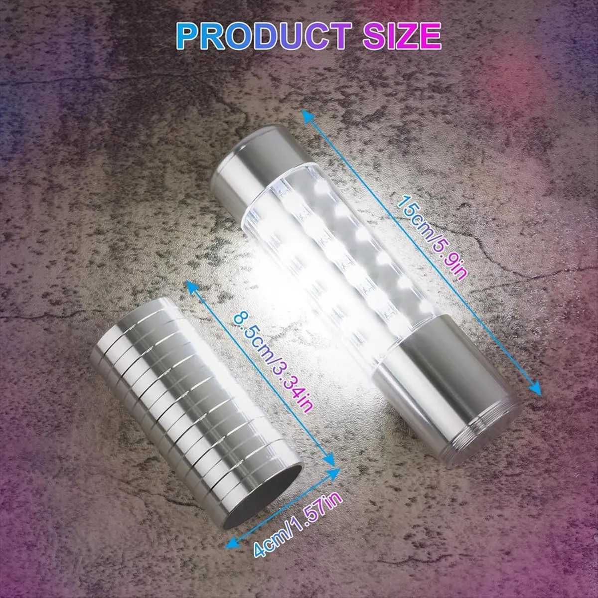 

2PCS LED Strobe Light Bright Rechargeable LED Light Club Signs for Bottle Service Reusable Nightclub Parties