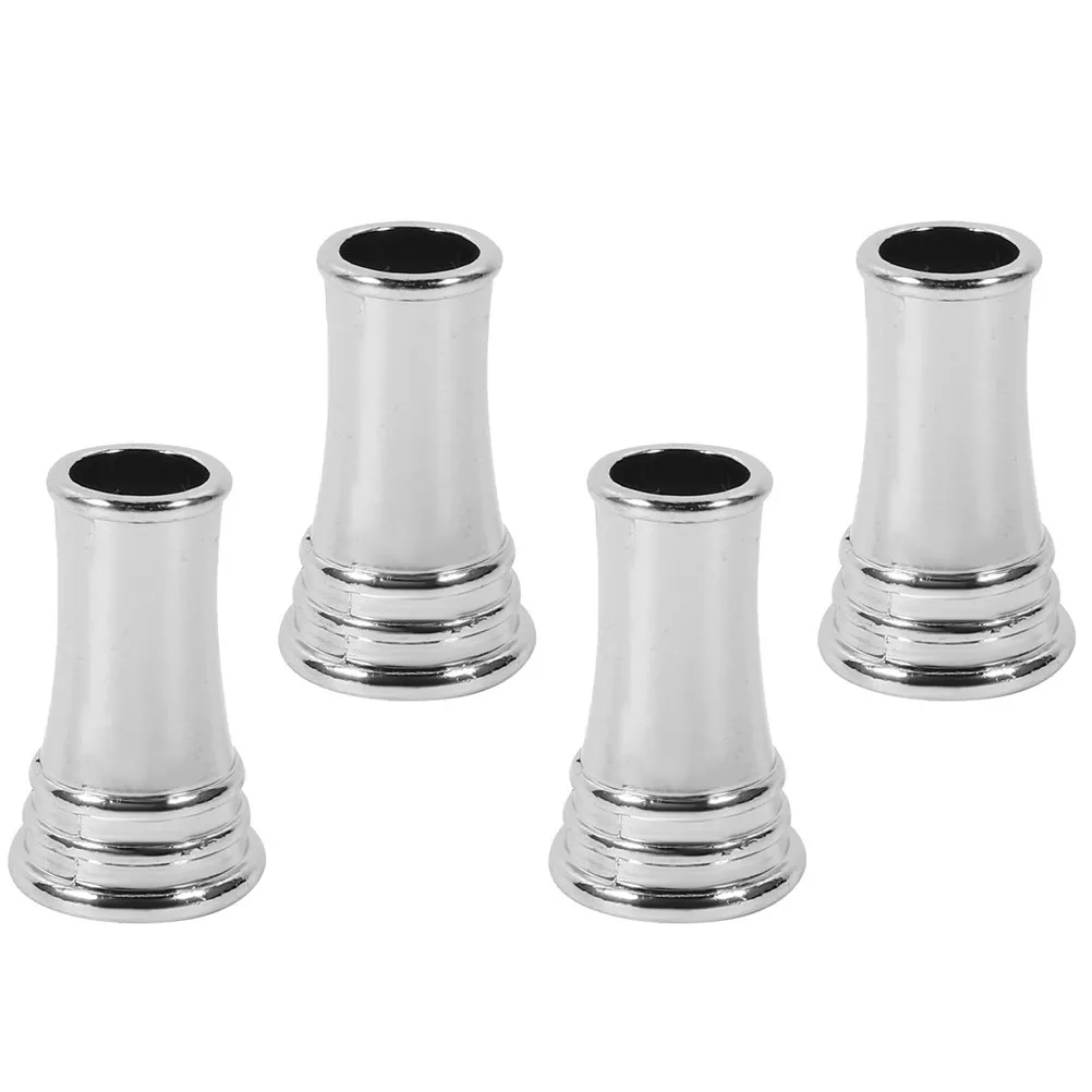 

4Pcs Round Copper Pen Holders Fine Craft Single Pen Stands Desk Storage Rack for Students Quill-Pen Holder Pencil Holder