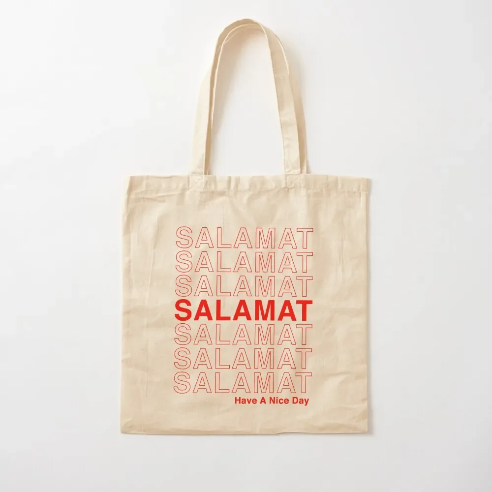 

Salamat Have a Nice Day - Filipino Tagalog Thank You Tote Bag bags luxury women bag for beach Tote Bag