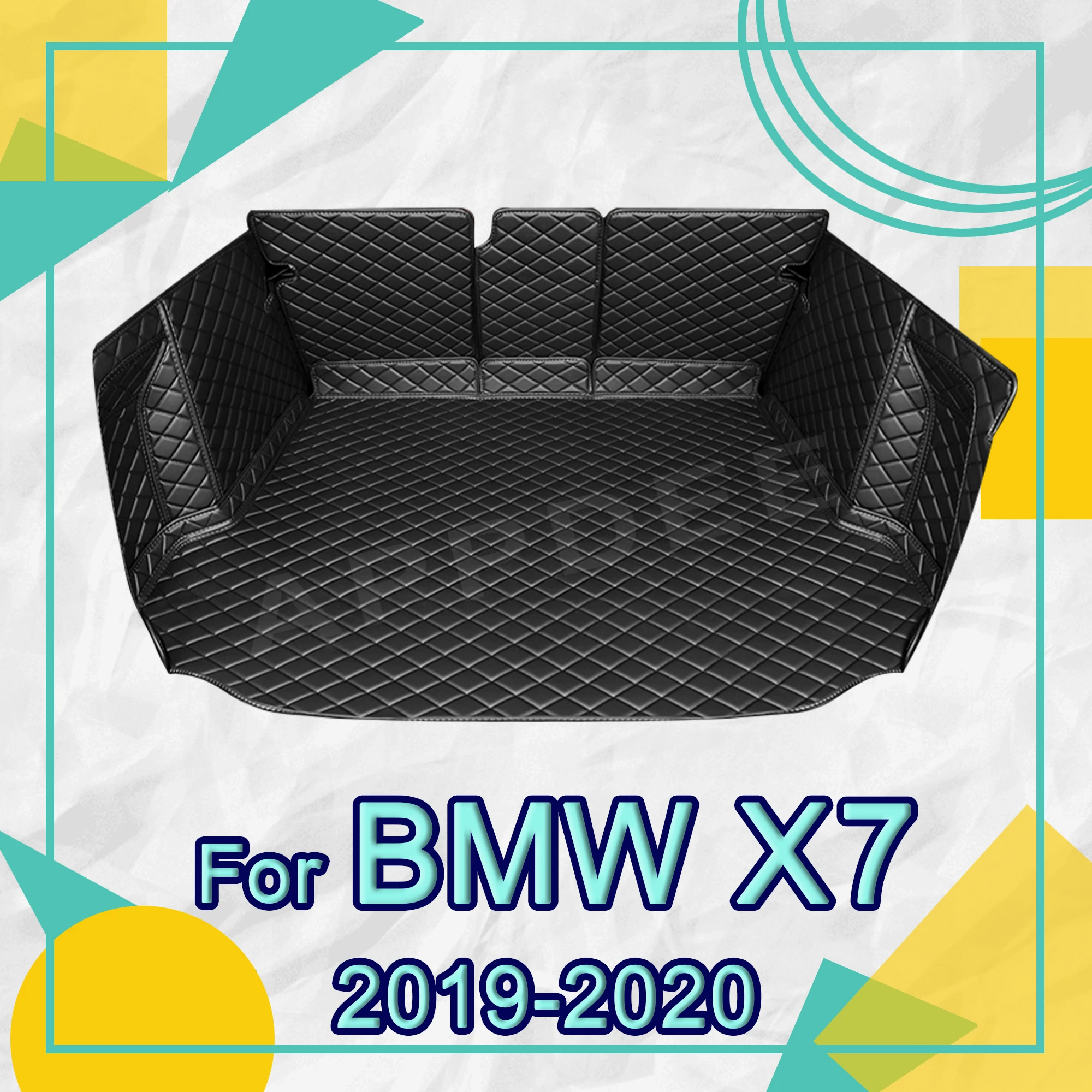 

Автоматический коврик в багажник с полным покрытием для BMW X7 6-Seat 2019 2020, антигрязный автомобильный чехол, коврик для багажника, внутренняя защита, аксессуары