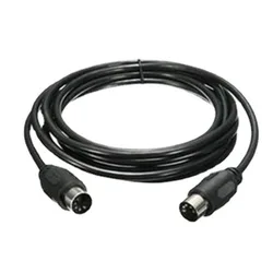 MIDI DIN 5PIN Male to Male Cable MIDI 5 Pin DIN Plug to 5 Pin DIN Audio Extension Male Cable din-5pin M/M Cable Adapter