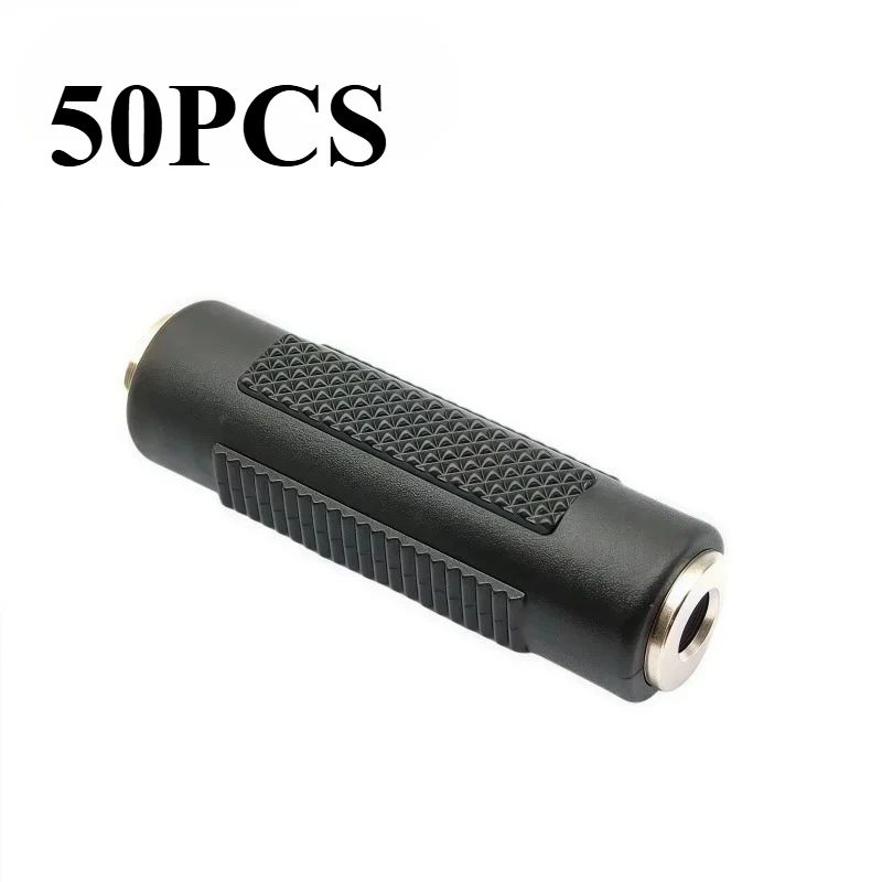 

50PCS 3.5 Mm Female To 3.5mm Female Jack Stereo Connector Coupler Adapter Audio Cable Extension For MP3 DVD Headphone Car