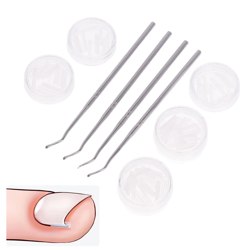 Toe Nail Care Hook Ingrown Double Ended Ingrown Toe Correction Lifter File Manicure Pedicure Toenails Clean Foot Care