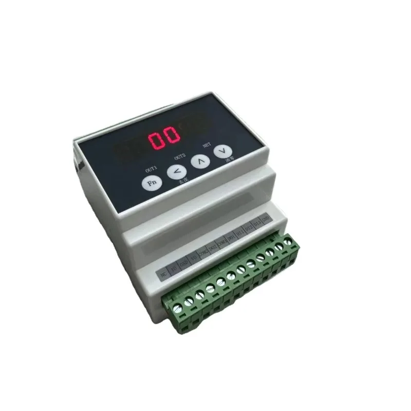 Load Cell Amplifier Digital Weight Transmitter Panel Mounting on  Rails Analog Output Converte