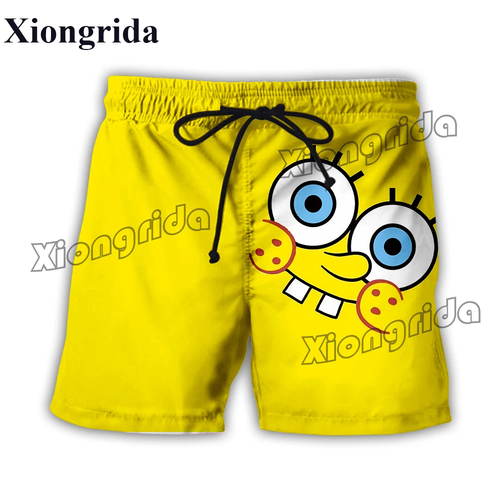 

Kawaii Cute Patrick Star Shorts Mens Cartoon Print Short Pants 3D Print Harajuku Unisex Hip Hop Swimming Trunks Summer Shorts