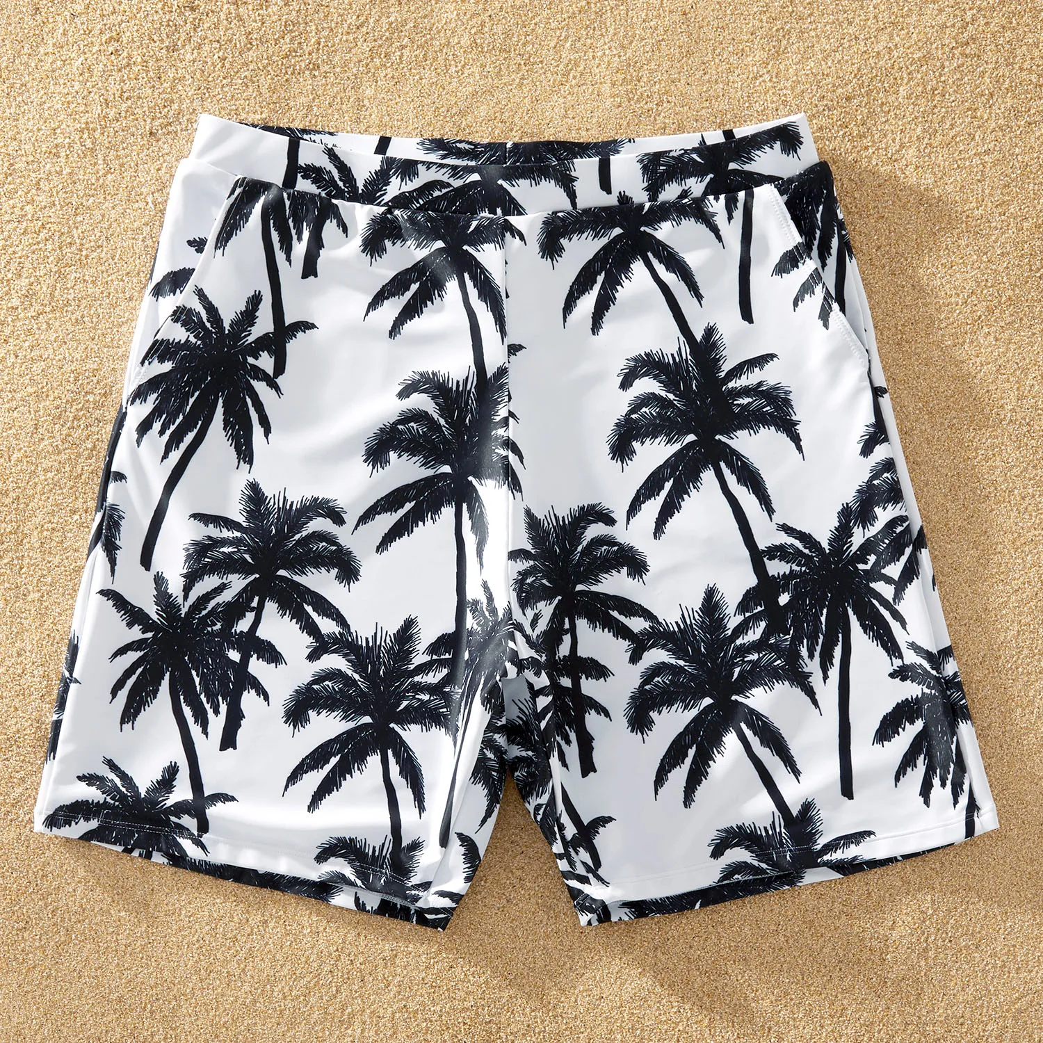 PatPat Family Look Swimwears Coconut Tree Print One-piece Couple Look