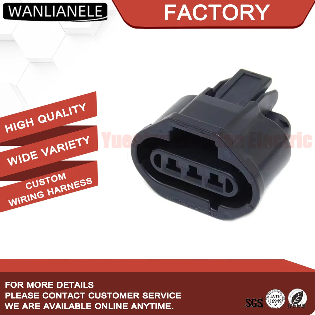 

50 Sets Replacement for Yazaki 7283-1334-30 3 Pin Female Waterproof Connector SWP Series 1.8mm Fit Ford TPS Sensor 9A
