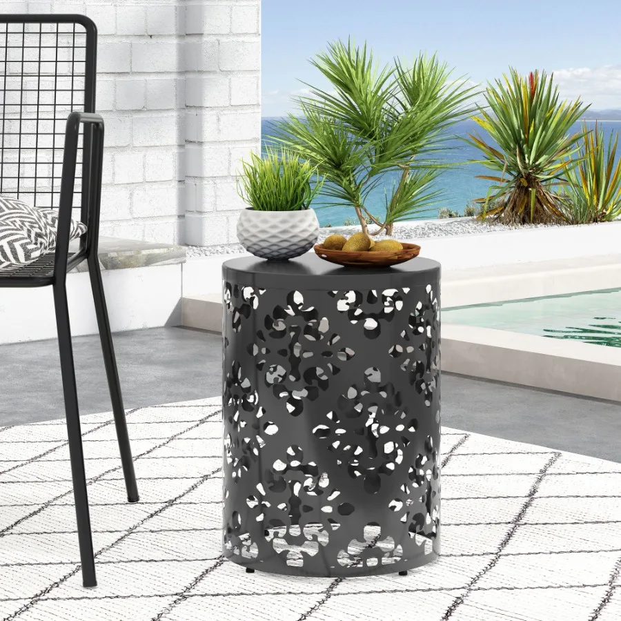 

Outdoor Metal end Table Large