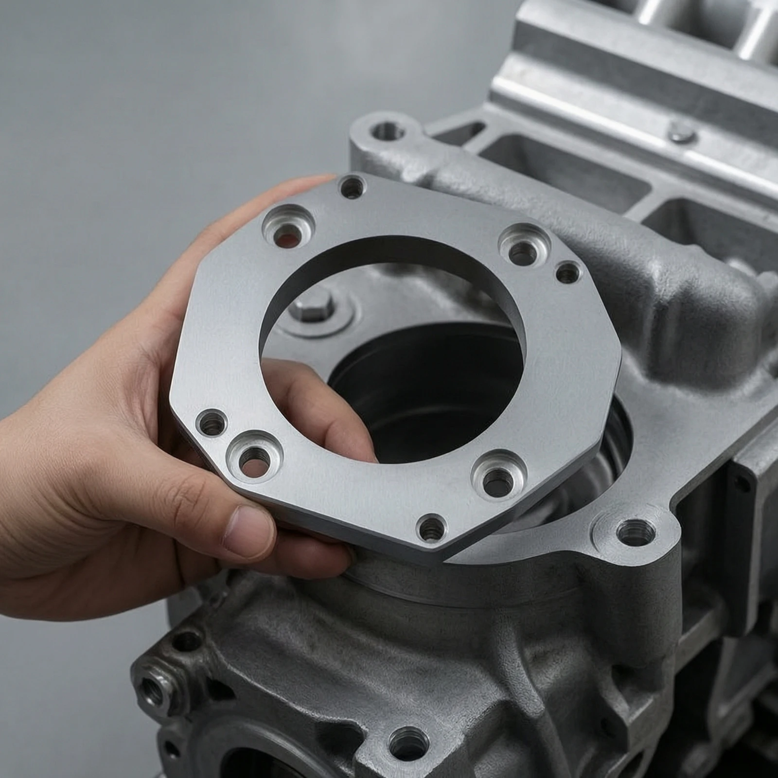 Engine Series K Throttle Body Adapter Machined Throttle Body Adapter with Gasket Compatible Premium Quality for Car Tuners