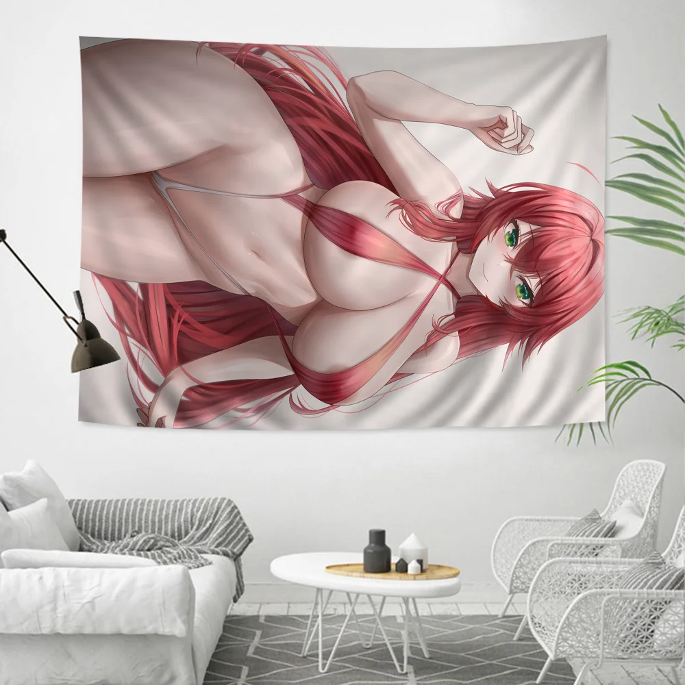 Anime High School DxD Chart arazzo per soggiorno Home Dorm Decor Art Home Decor