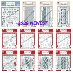 Christmas Reindeer A6 Die Set Celebration Alphabet Metal Cutting Dies Stamp Scrapbooking Paper Card Album DIY Craft Decoration